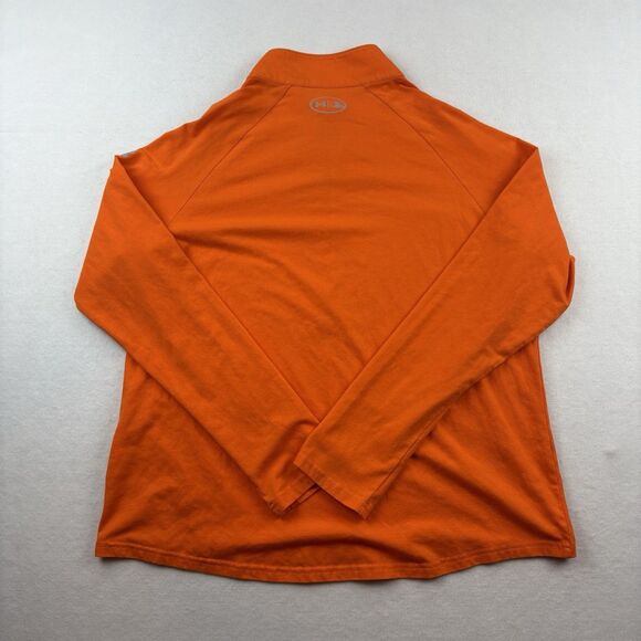 Baltimore Orioles MLB Under Armour Fanatics 1/4 Zip Womens XL Orange Long Sleeve - Picture 6 of 9